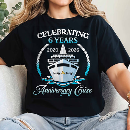 Celebrating 23 Years Anniversary Cruise With Waves and Rope