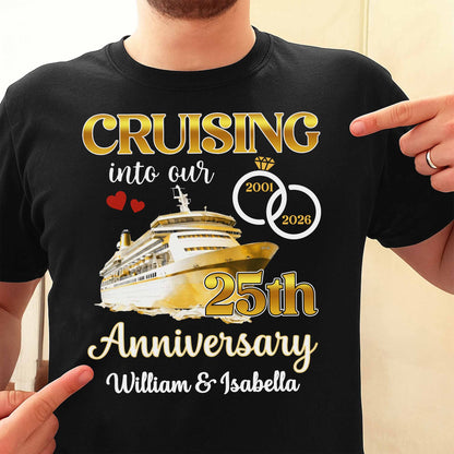 Cruising Into Our 40th Anniversary, Cruise Ship and Rings