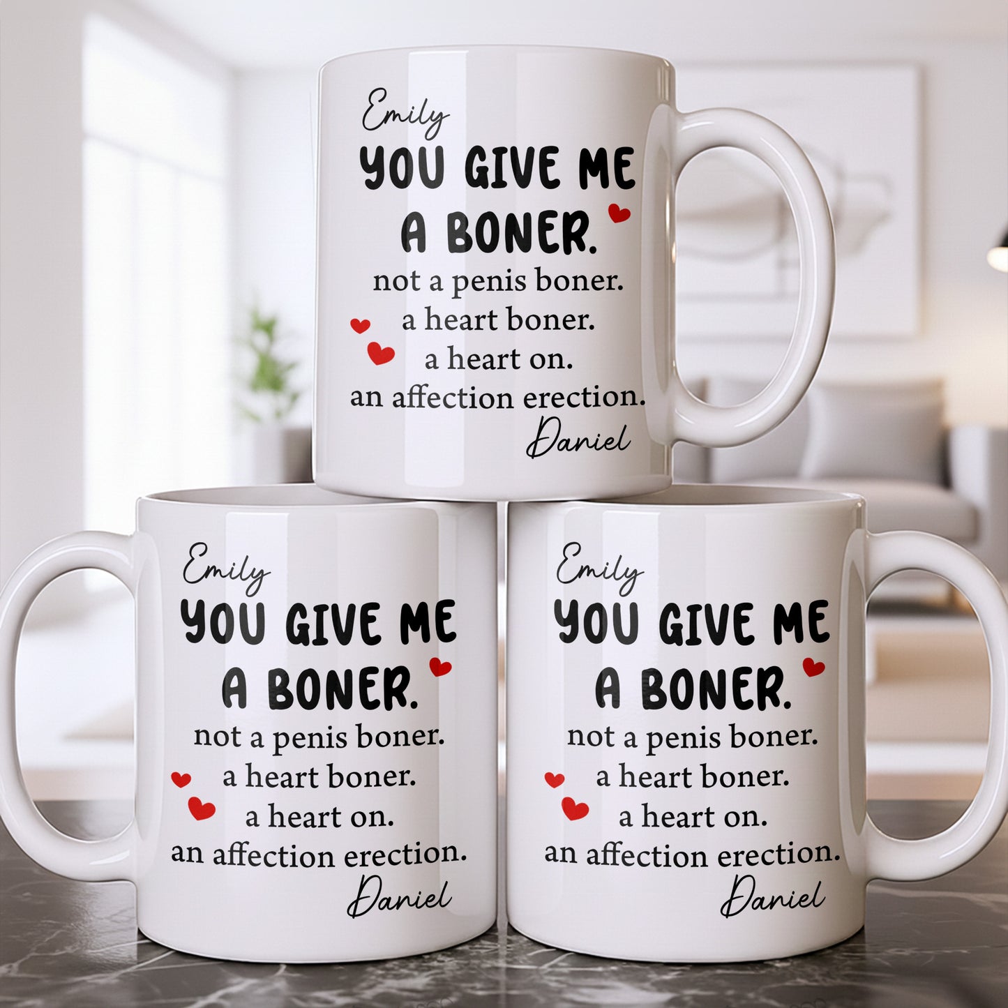 You Give Me A Boner, A Heart On, Hearts