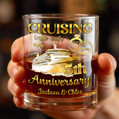 Cruising Into Our Anniversary With Cruise Ship And Wedding Rings