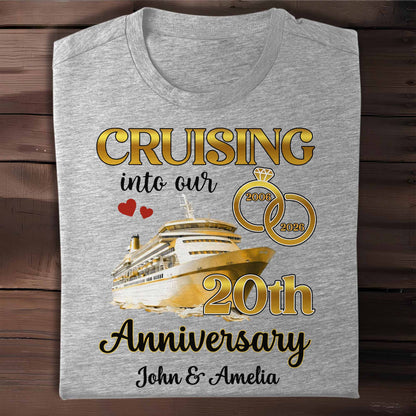 Cruising Into Our Anniversary Ship And Wedding Rings