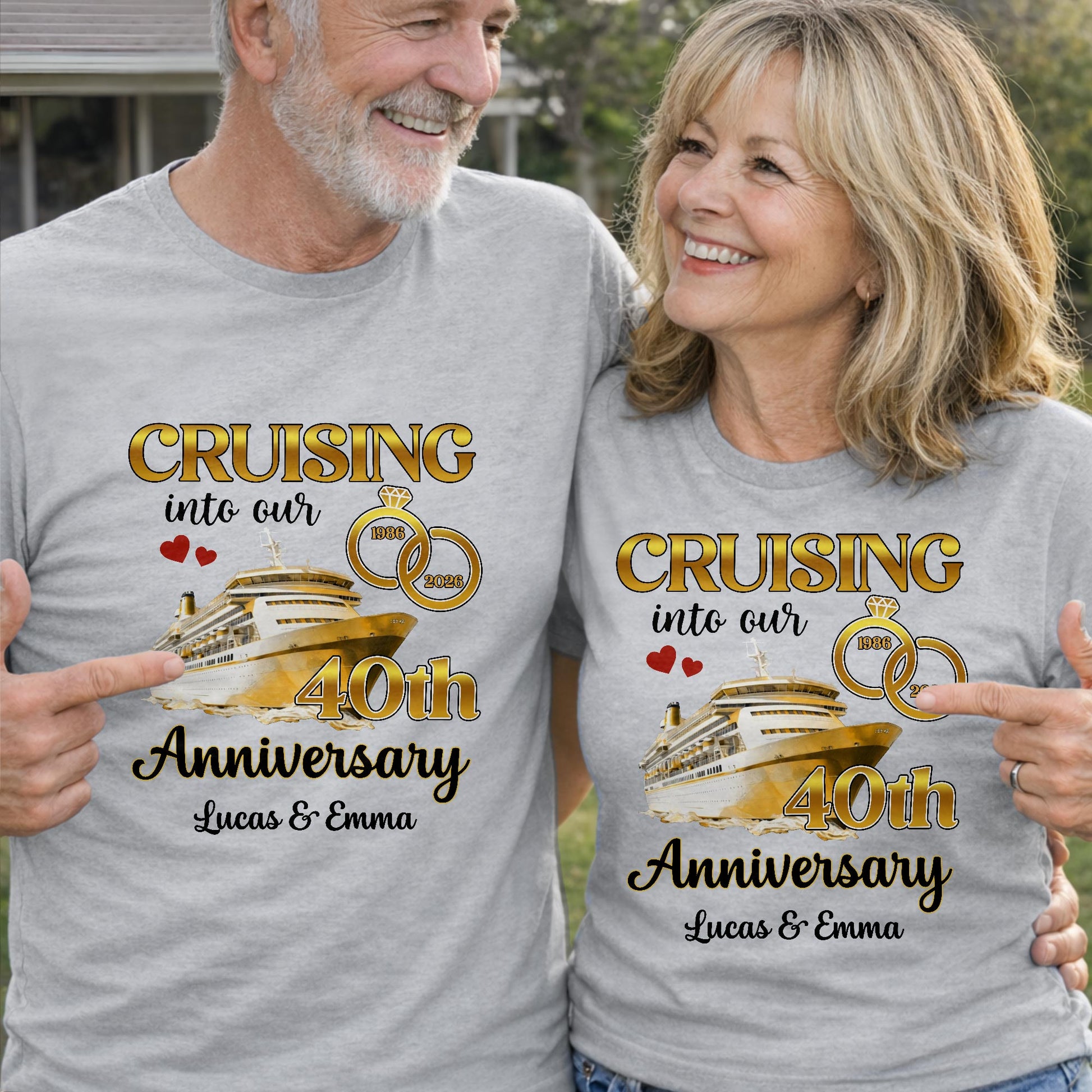 Cruising Into Our Anniversary Ship And Wedding Rings