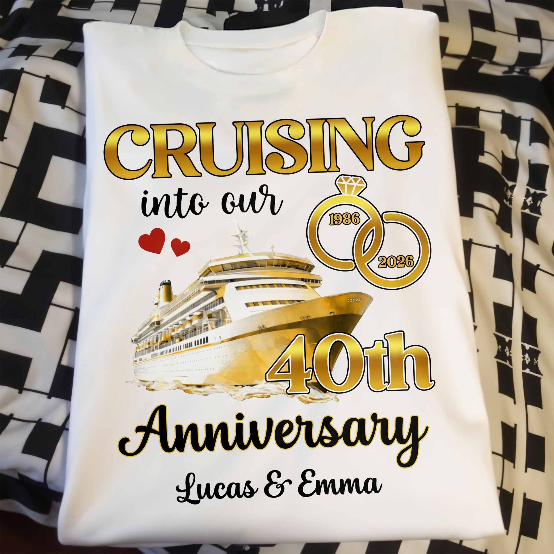 Cruising Into Our Anniversary Ship And Wedding Rings
