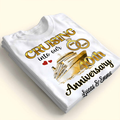 Cruising Into Our Anniversary Ship And Wedding Rings