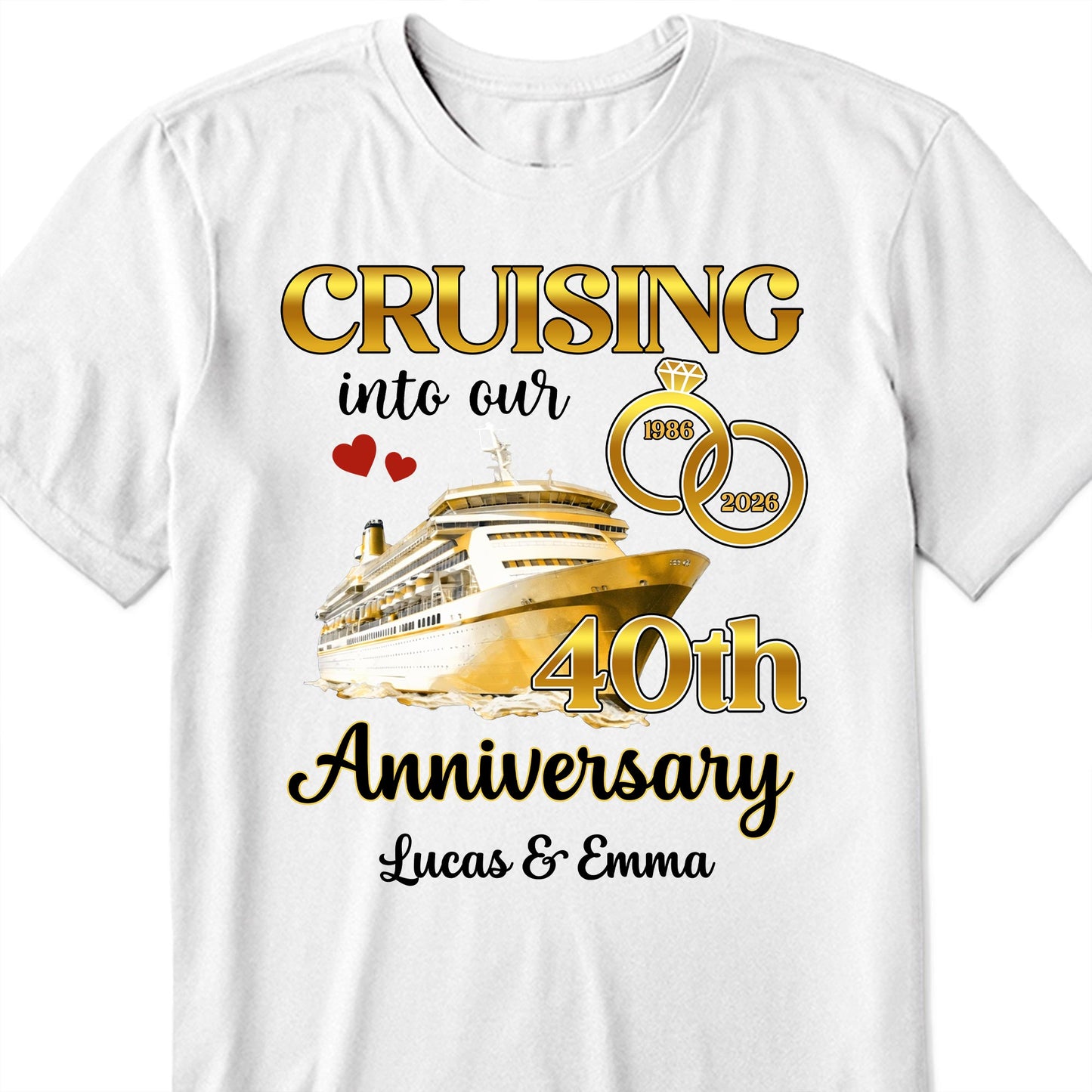 Cruising Into Our Anniversary Ship And Wedding Rings