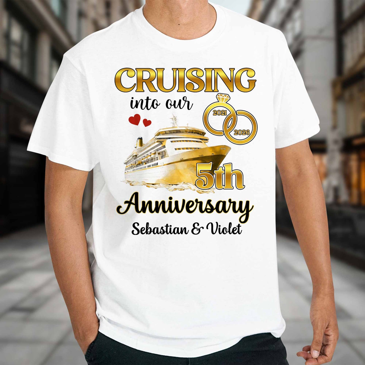 Cruising Into Our Anniversary Ship And Wedding Rings