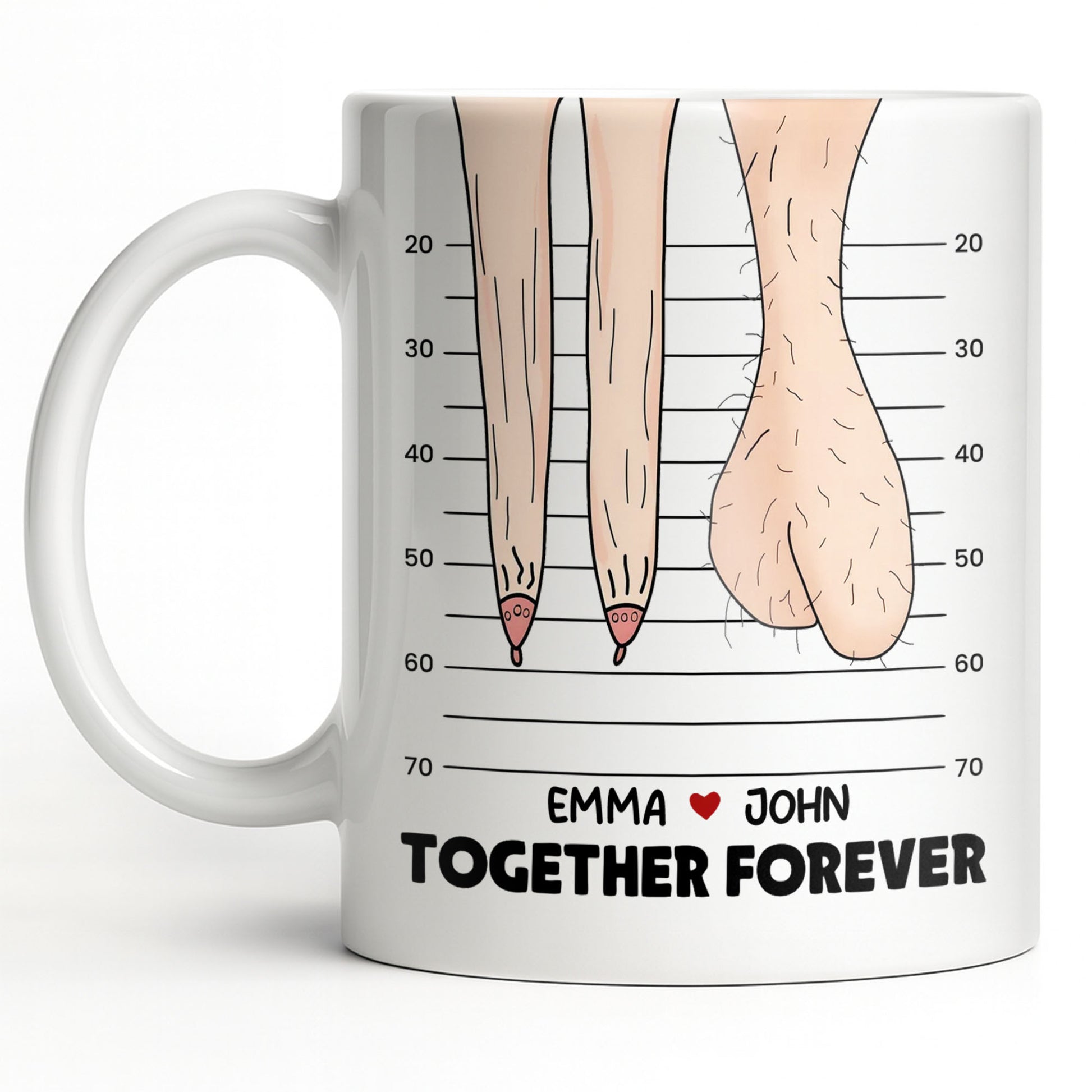My Love For You Will Never SAG, Mugshot Chart Design