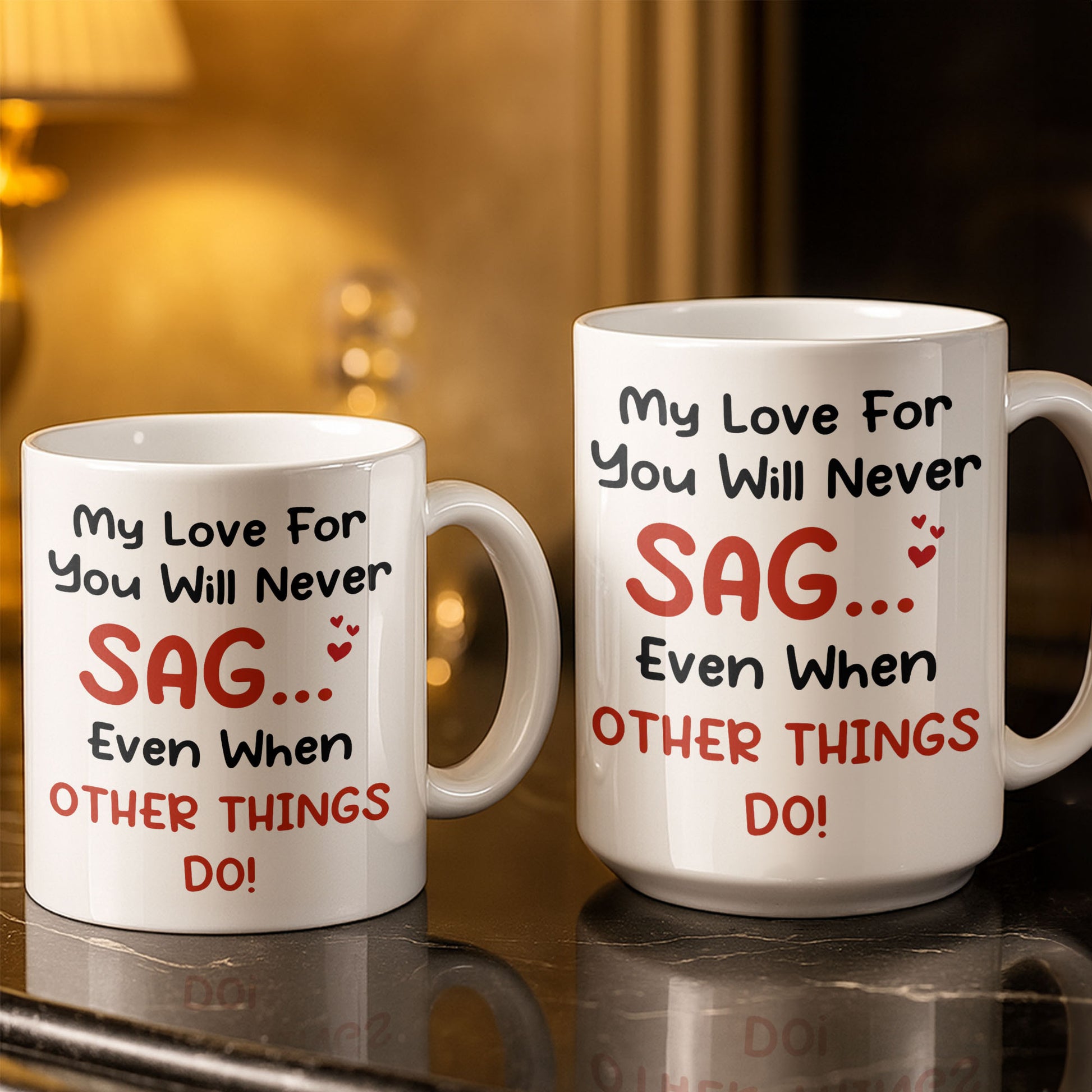 My Love For You Will Never SAG, Mugshot Chart Design