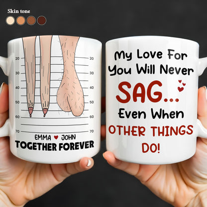 My Love For You Will Never SAG, Mugshot Chart Design