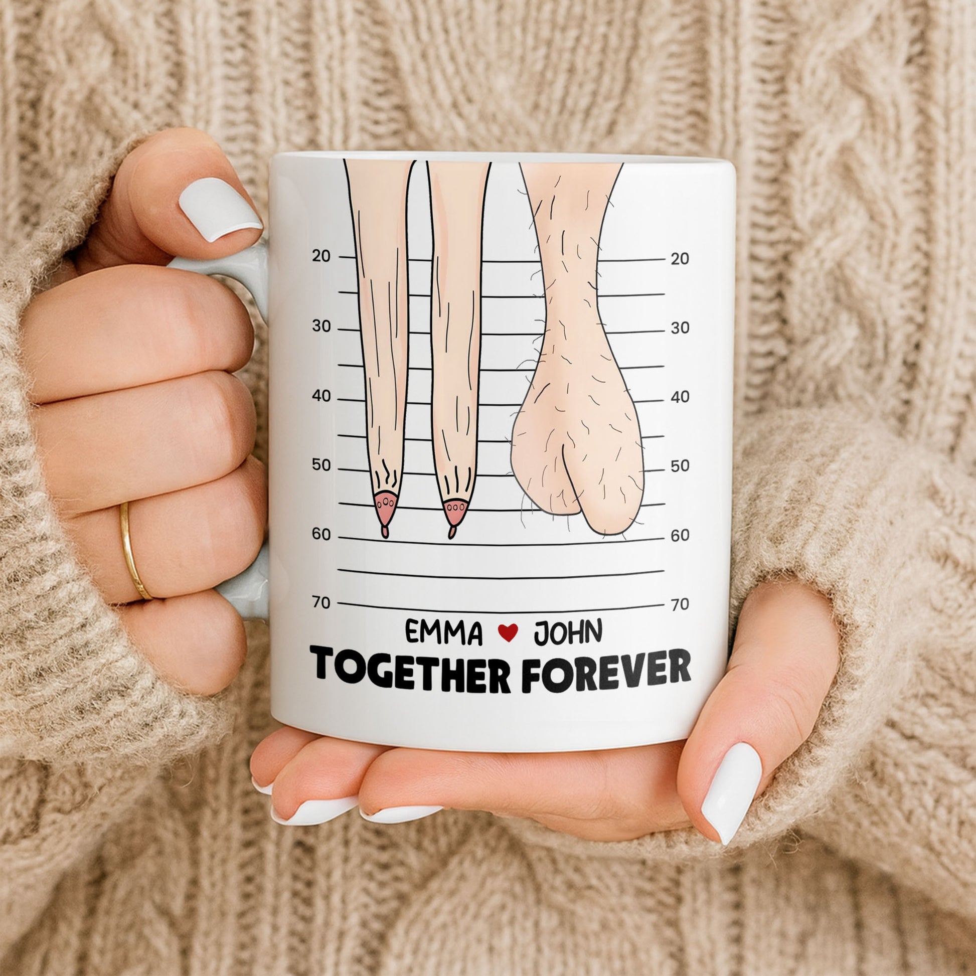 My Love For You Will Never SAG, Mugshot Chart Design