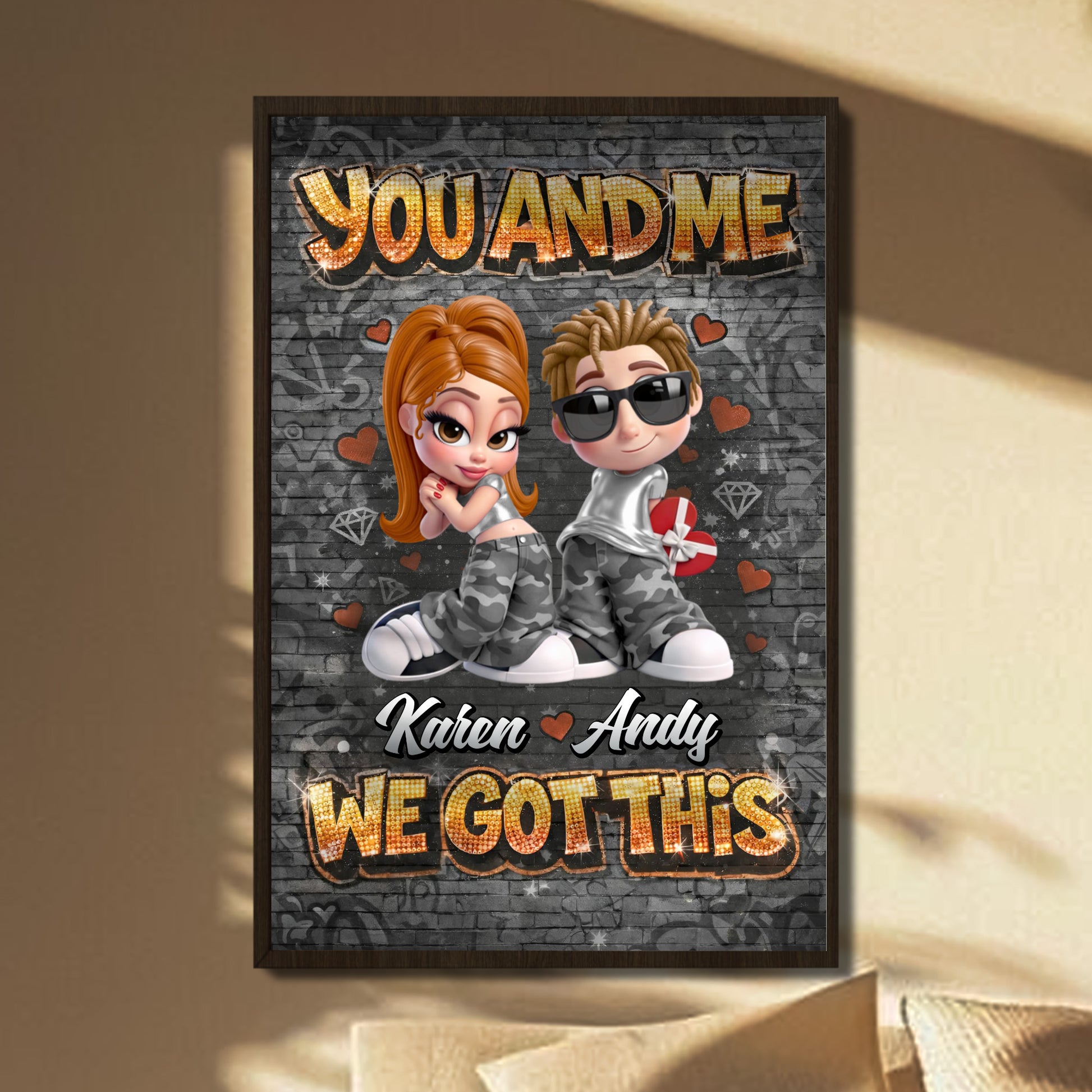 You And Me We Got This With Couple And Hearts