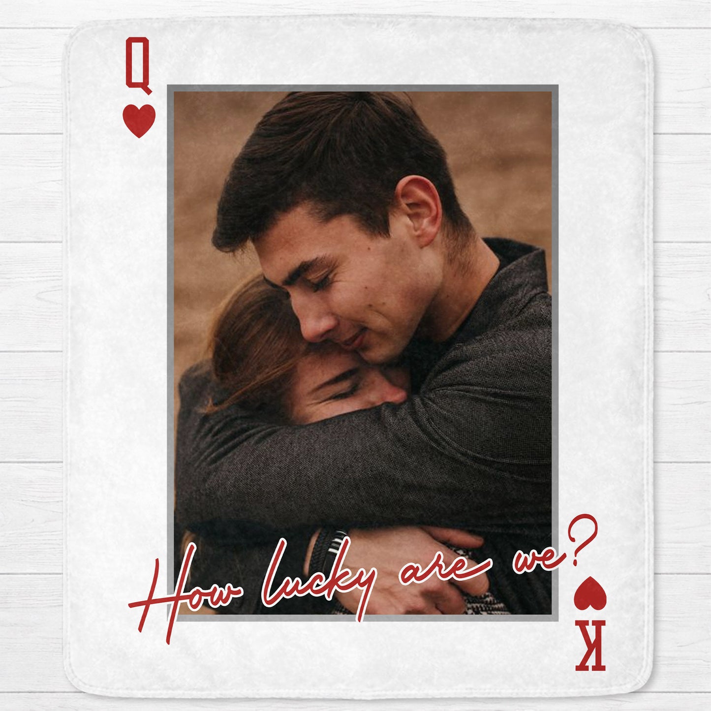 Always And Forever Portrait Blanket