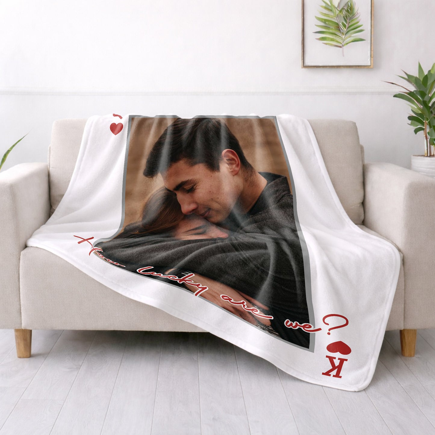 Always And Forever Portrait Blanket