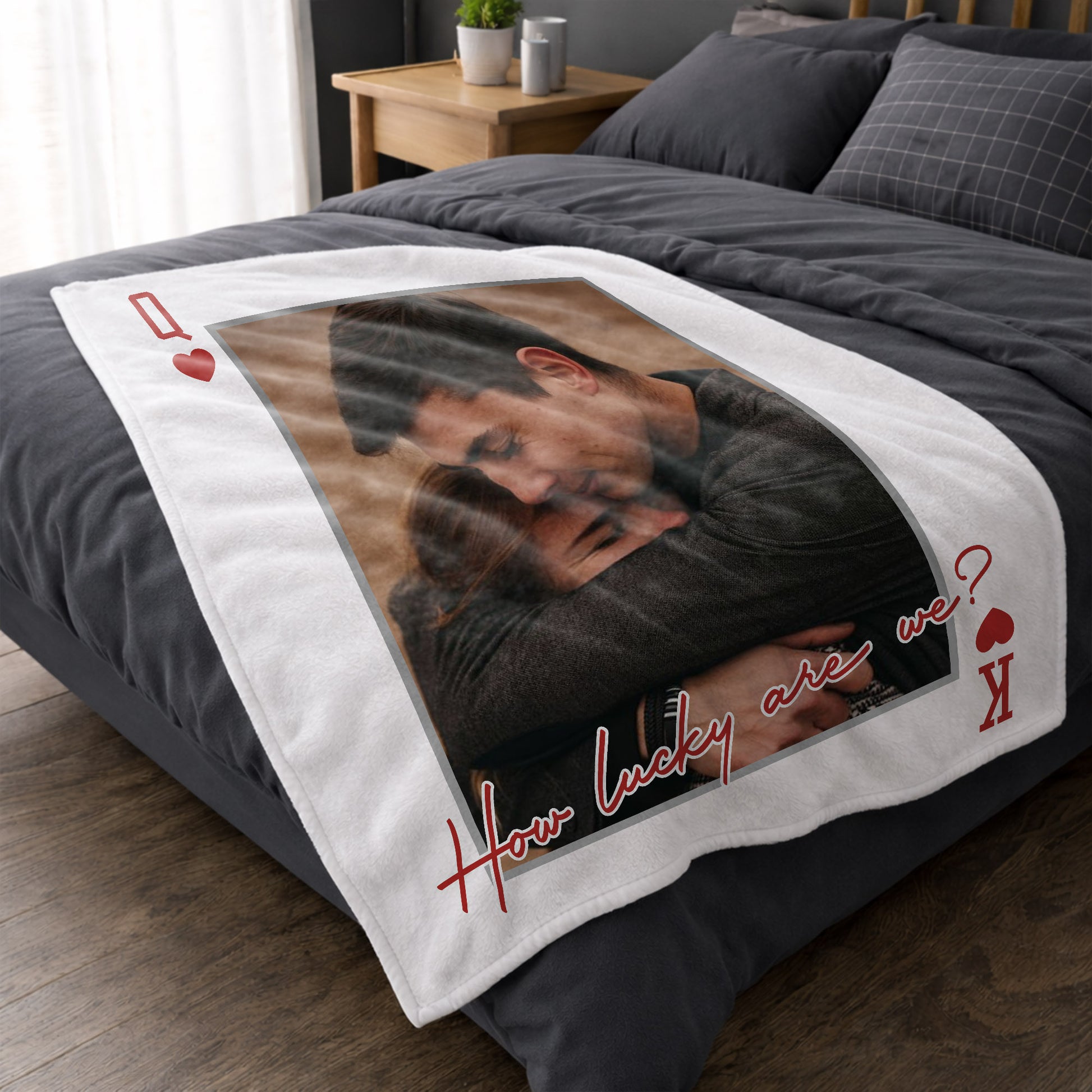 Always And Forever Portrait Blanket
