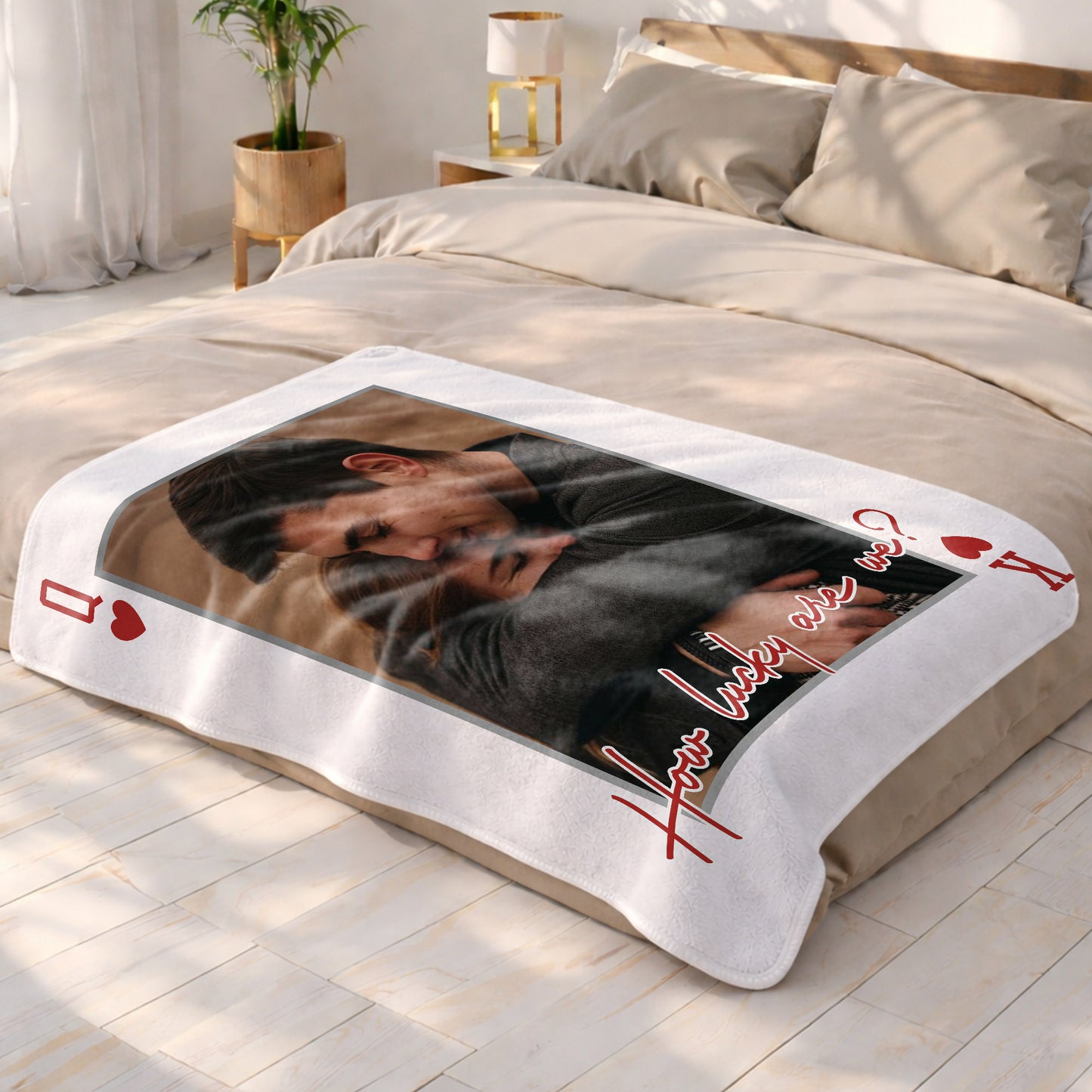 Always And Forever Portrait Blanket