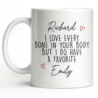 I Love Every Bone In Your Body, Favorite Hearts Design
