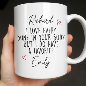 I Love Every Bone In Your Body, Favorite Hearts Design