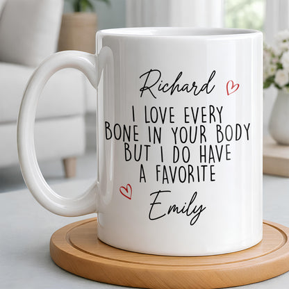 I Love Every Bone In Your Body, Favorite Hearts Design