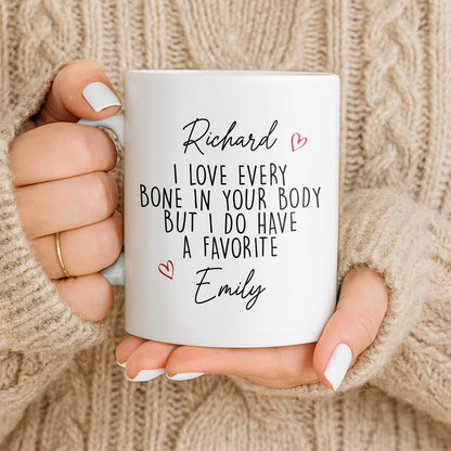 I Love Every Bone In Your Body, Favorite Hearts Design