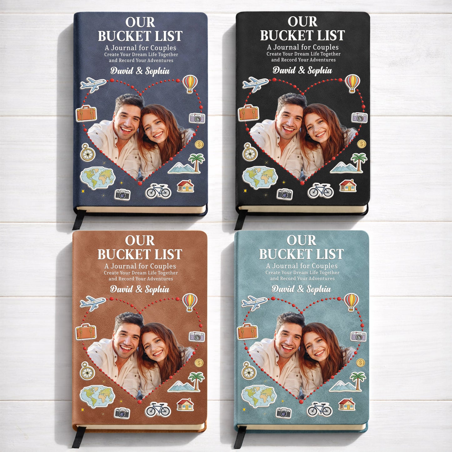 Our Bucket List, Journal For Dreaming And Adventure