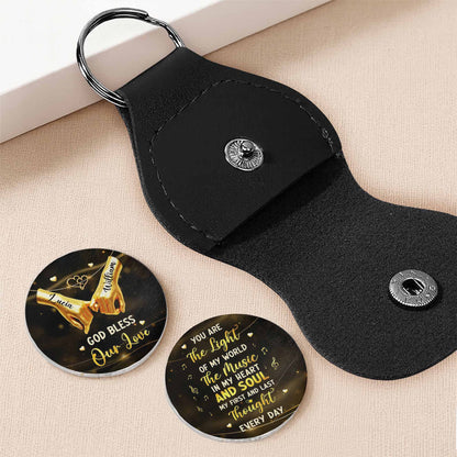 God Bless Our Love, Hands Holding Musical Hearts