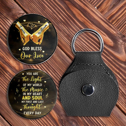 God Bless Our Love, Hands Holding Musical Hearts