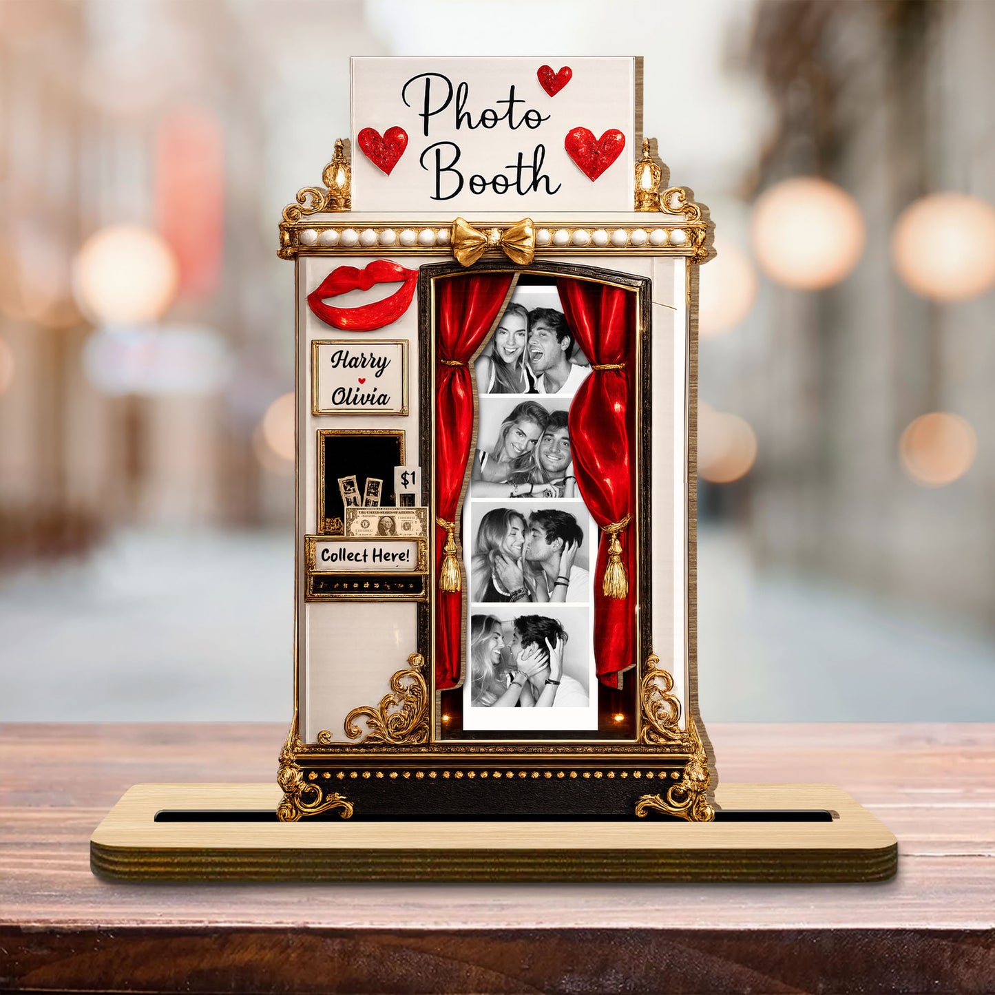 Create Lasting Memories With Our Romantic Photo Booth Plaque