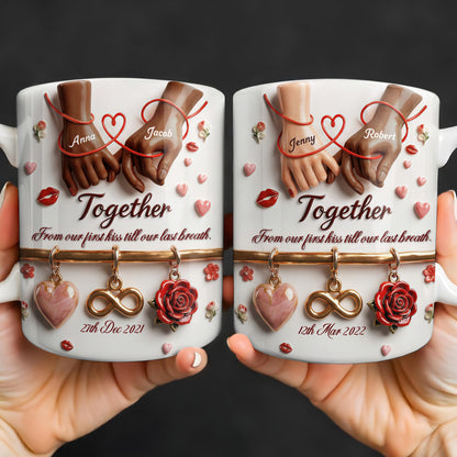 Together From Our First Kiss Infinity Symbol And Rose