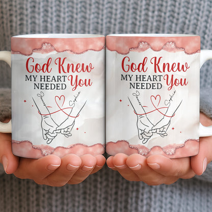 God Knew My Heart Needed You, Hand Holding Design