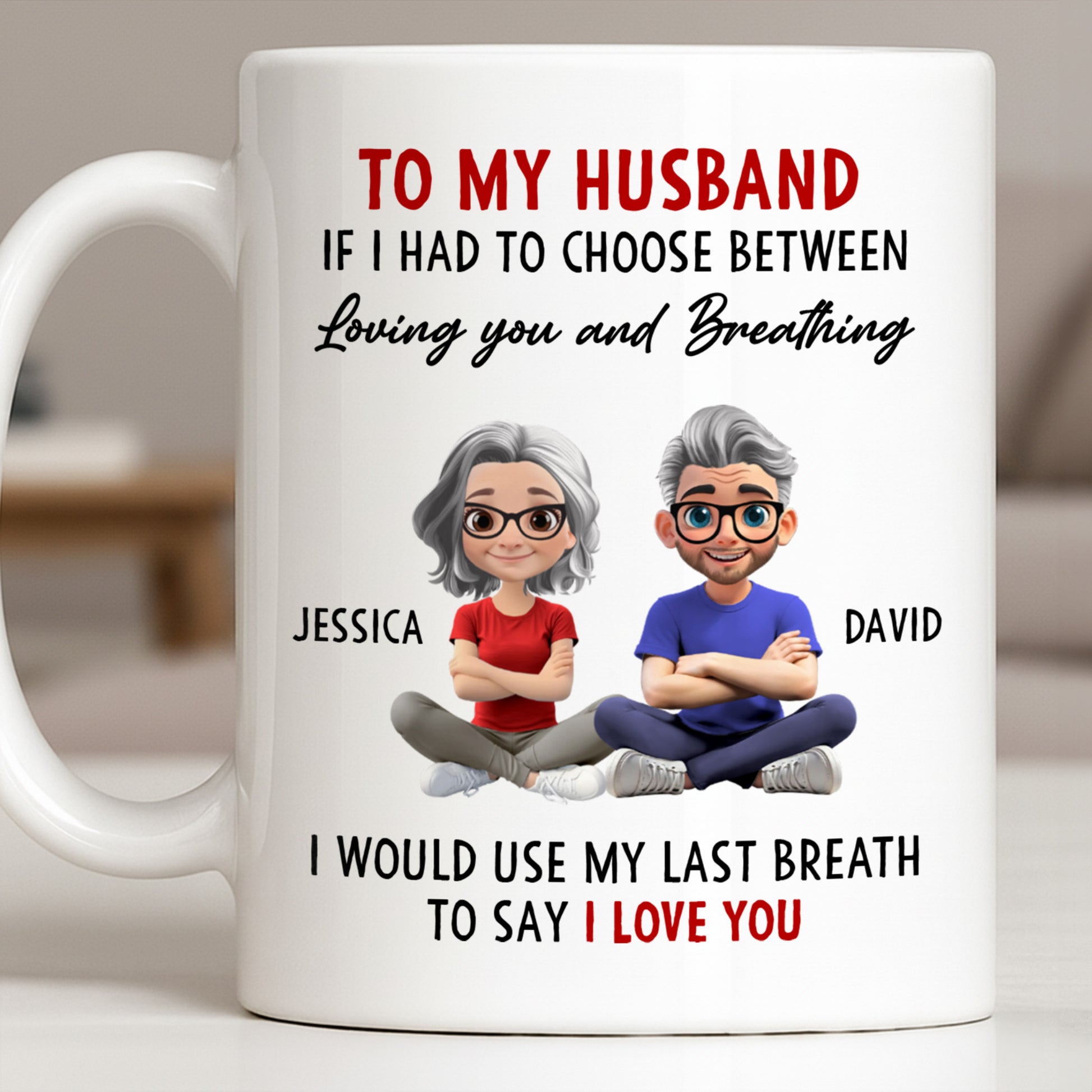 To My Husband, Loving You Over Breathing