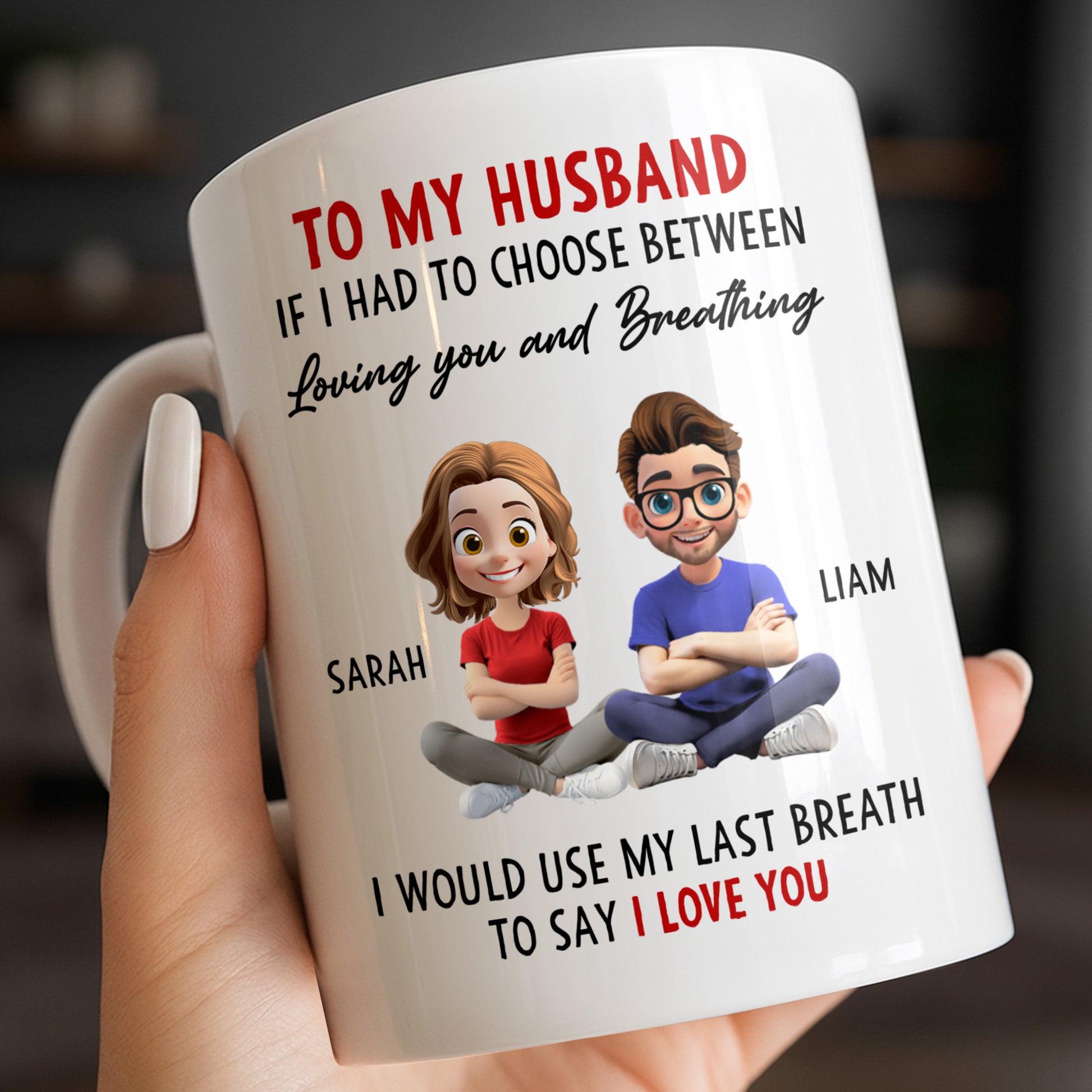 To My Husband, Loving You Over Breathing