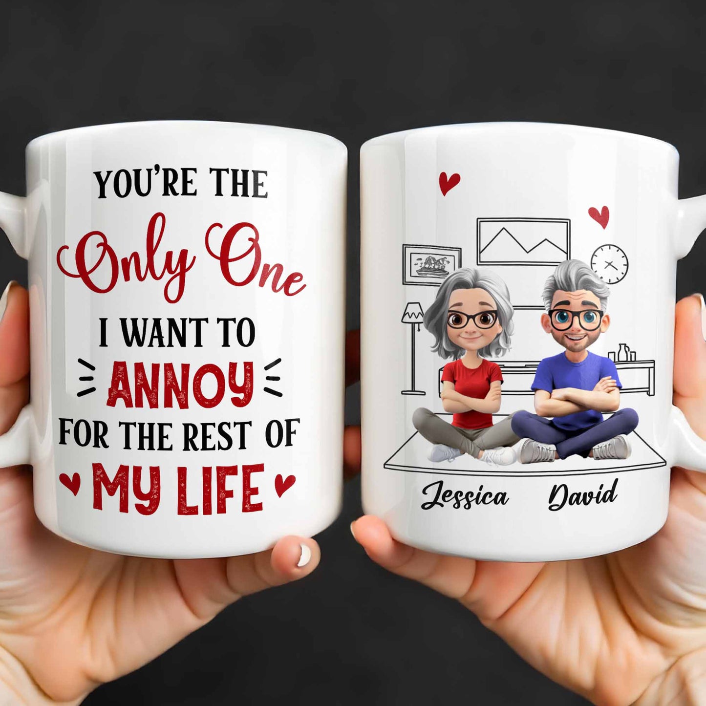 You're The Only One I Want To Annoy, Hearts