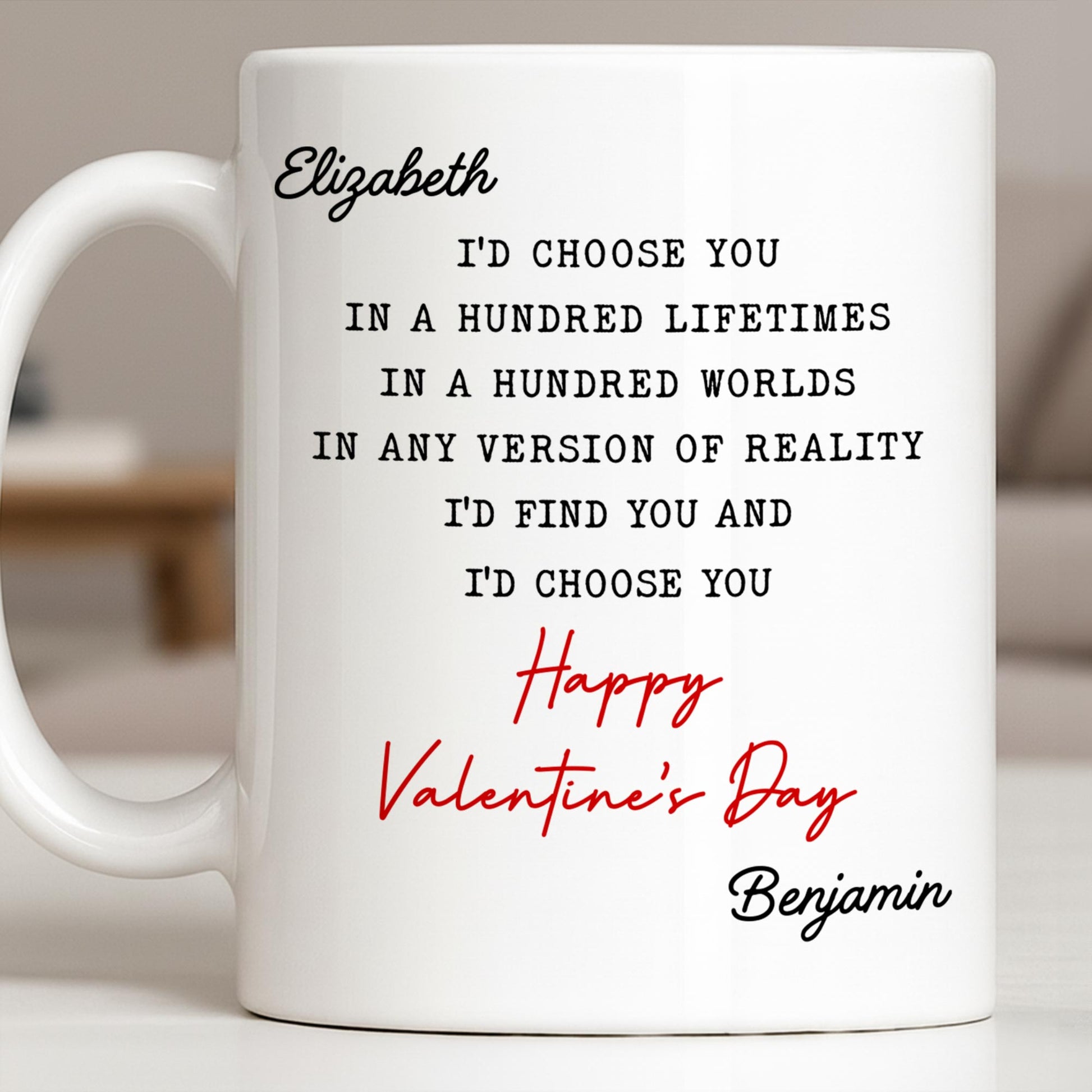 I'd Choose You In A Hundred Lifetimes, Romantic Love Message