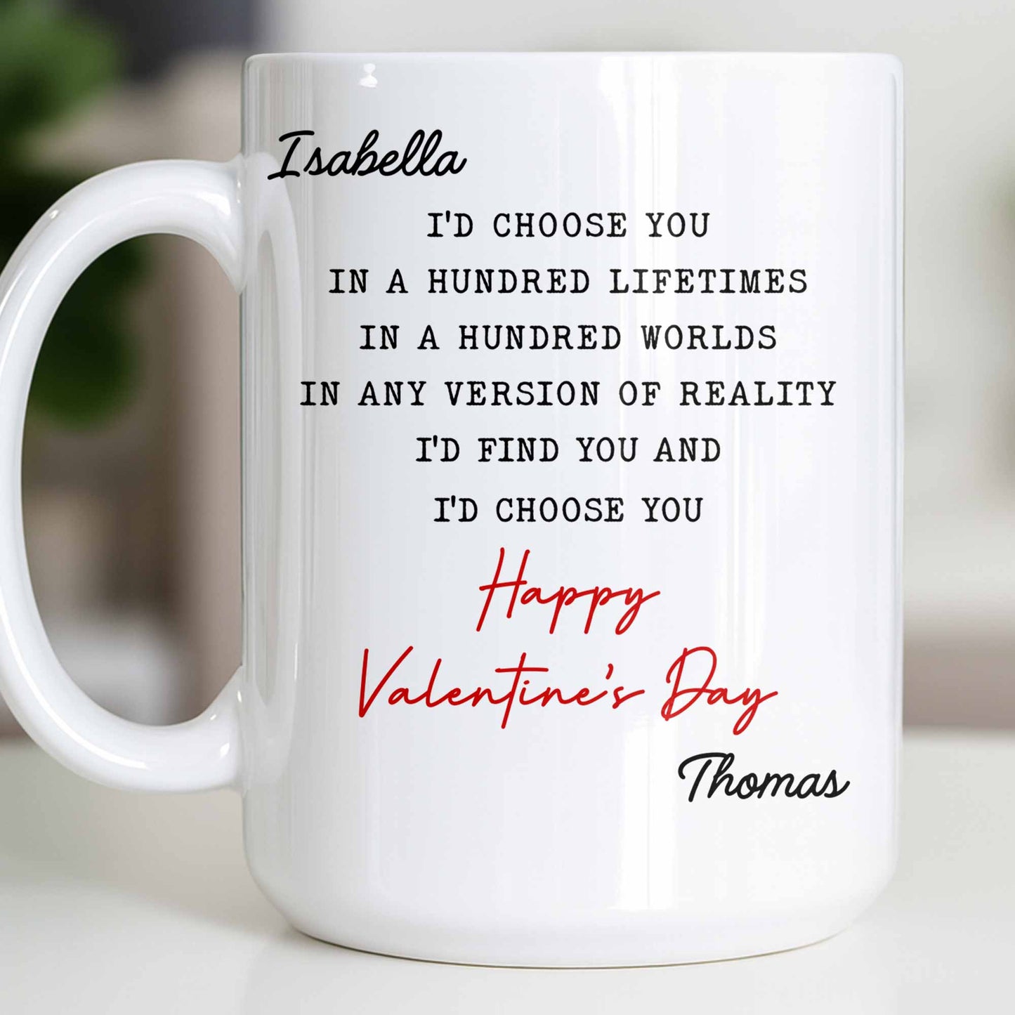 I'd Choose You In A Hundred Lifetimes, Romantic Love Message