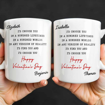 I'd Choose You In A Hundred Lifetimes, Romantic Love Message