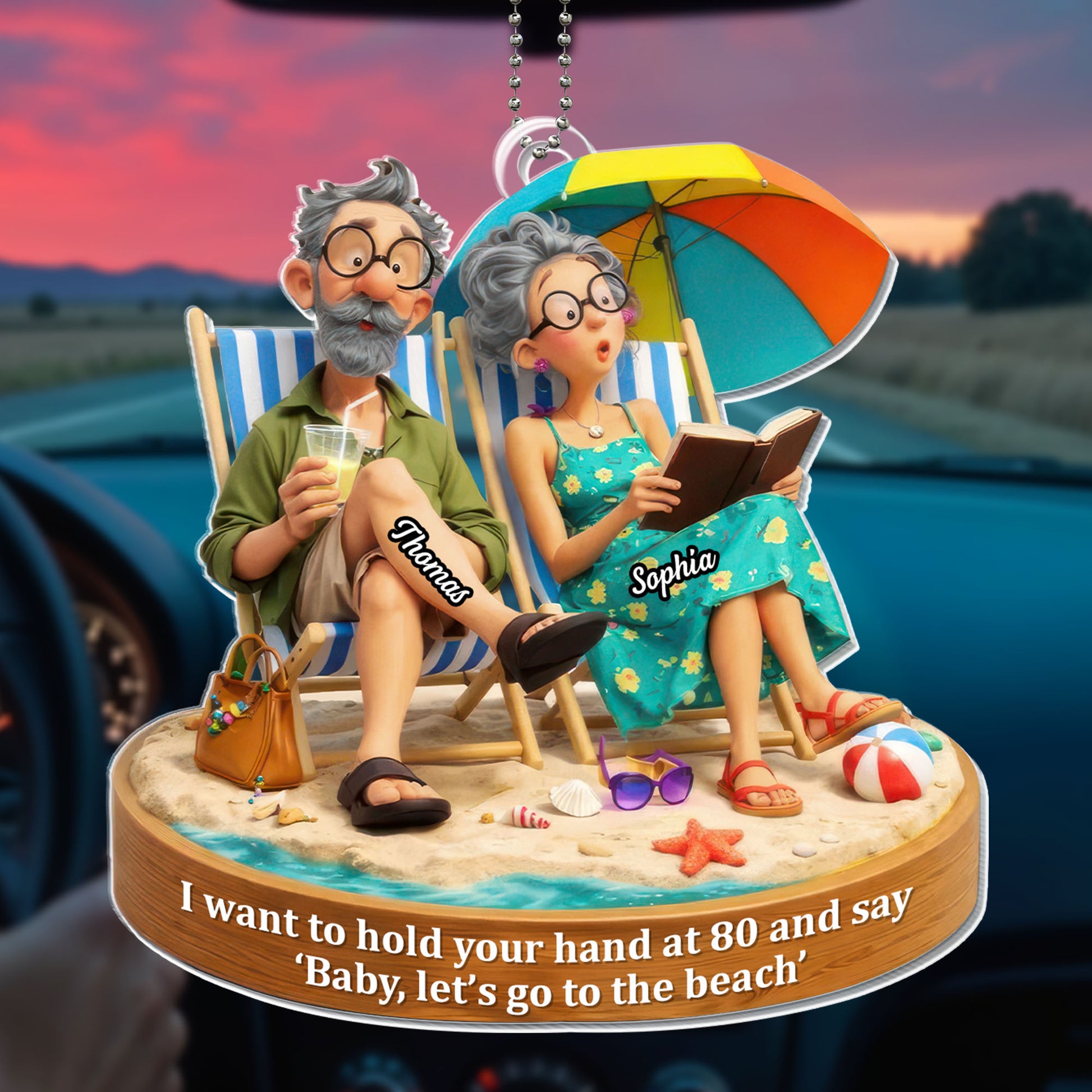 Hold Your Hand At 80, Let's Go To The Beach