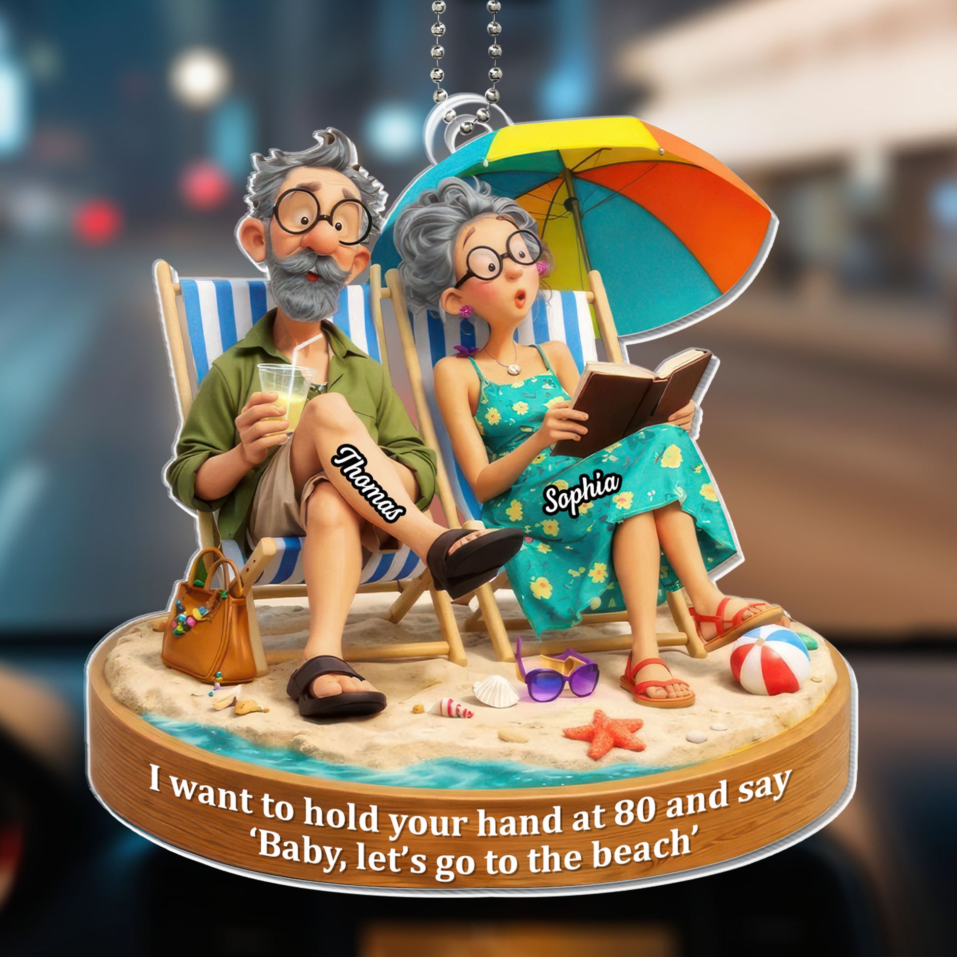 Hold Your Hand At 80, Let's Go To The Beach