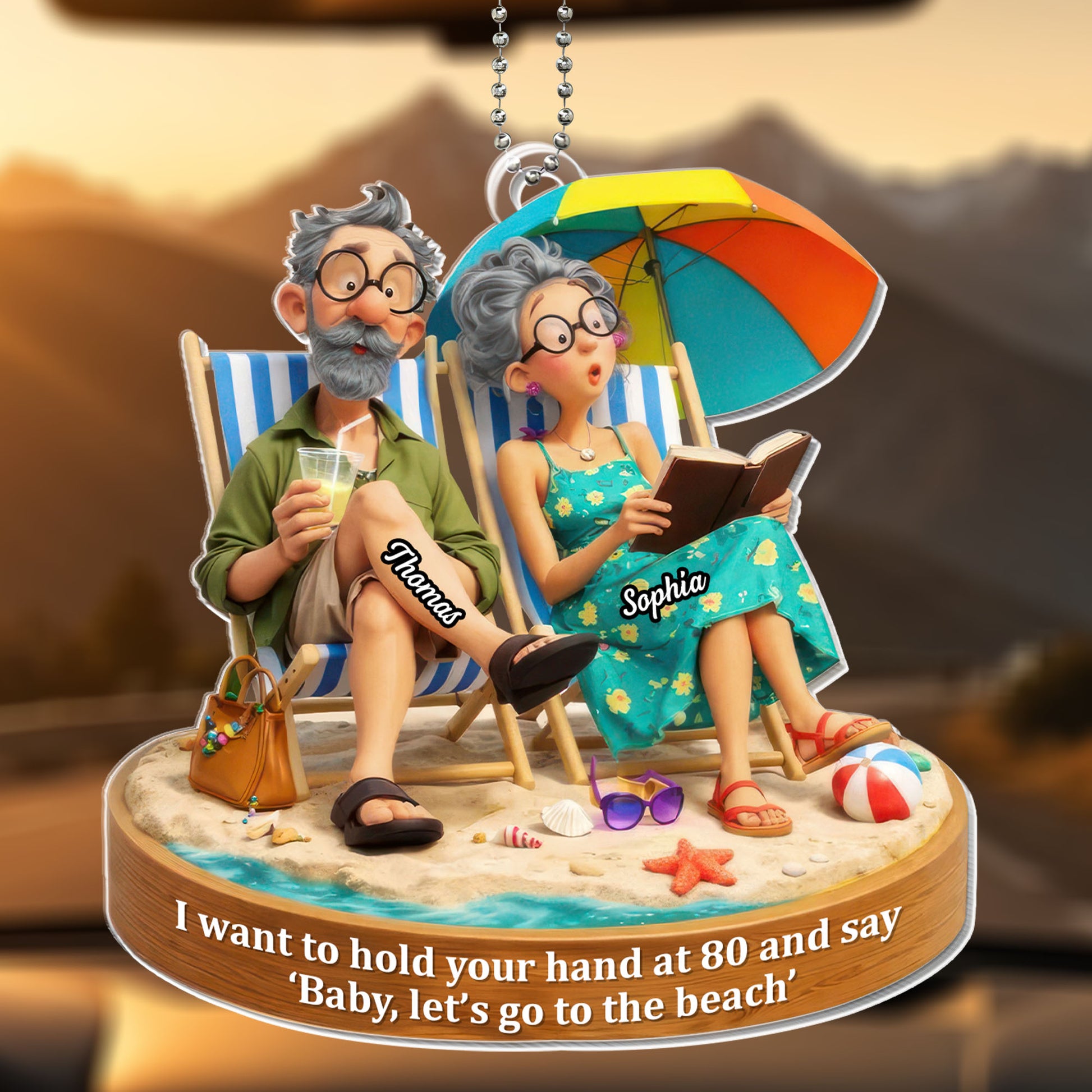 Hold Your Hand At 80, Let's Go To The Beach