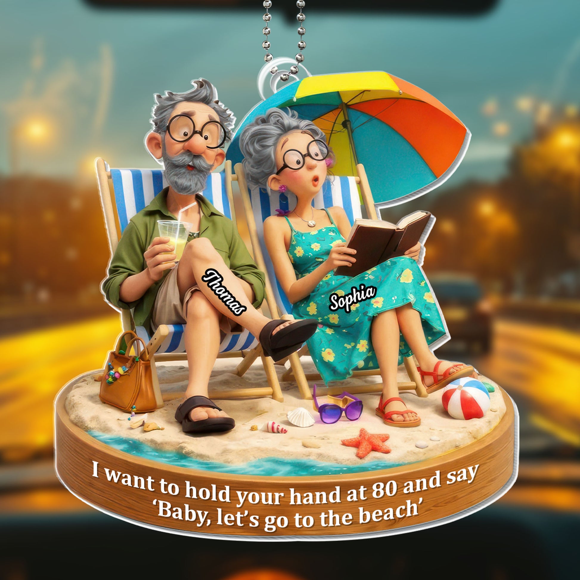 Hold Your Hand At 80, Let's Go To The Beach