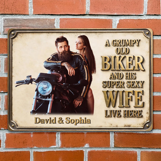 A Grumpy Old Biker And His Super Sexy Wife Live Here Motorcycle Couple