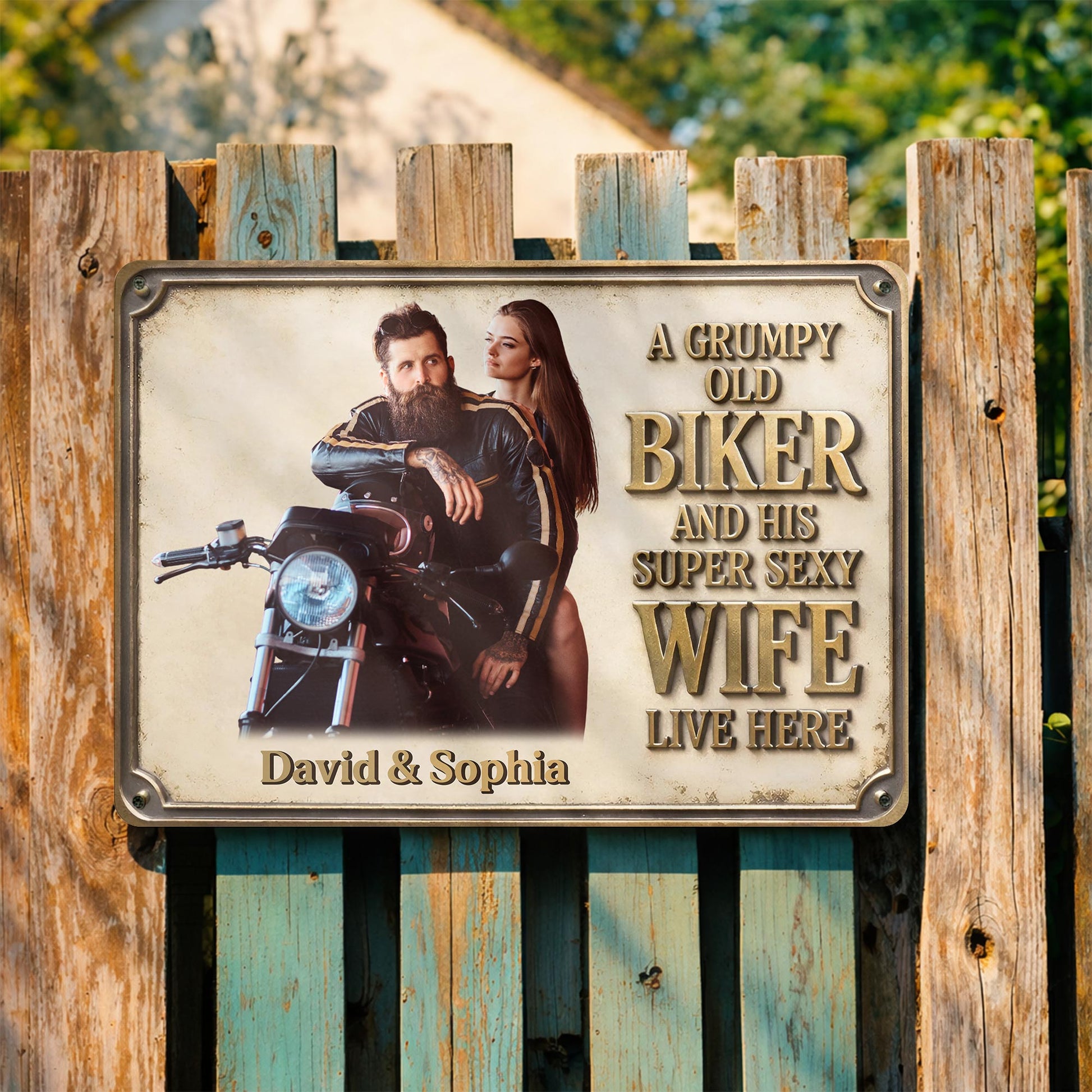A Grumpy Old Biker And His Super Sexy Wife Live Here Motorcycle Couple