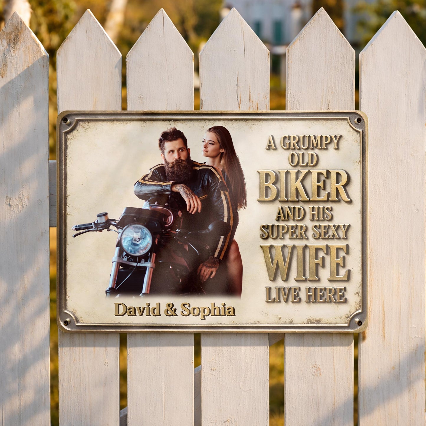 A Grumpy Old Biker And His Super Sexy Wife Live Here Motorcycle Couple