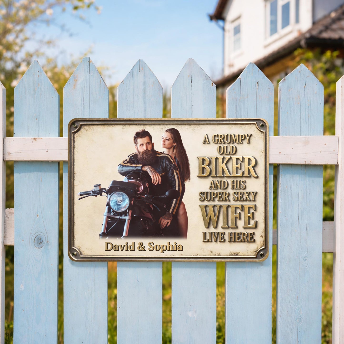 A Grumpy Old Biker And His Super Sexy Wife Live Here Motorcycle Couple