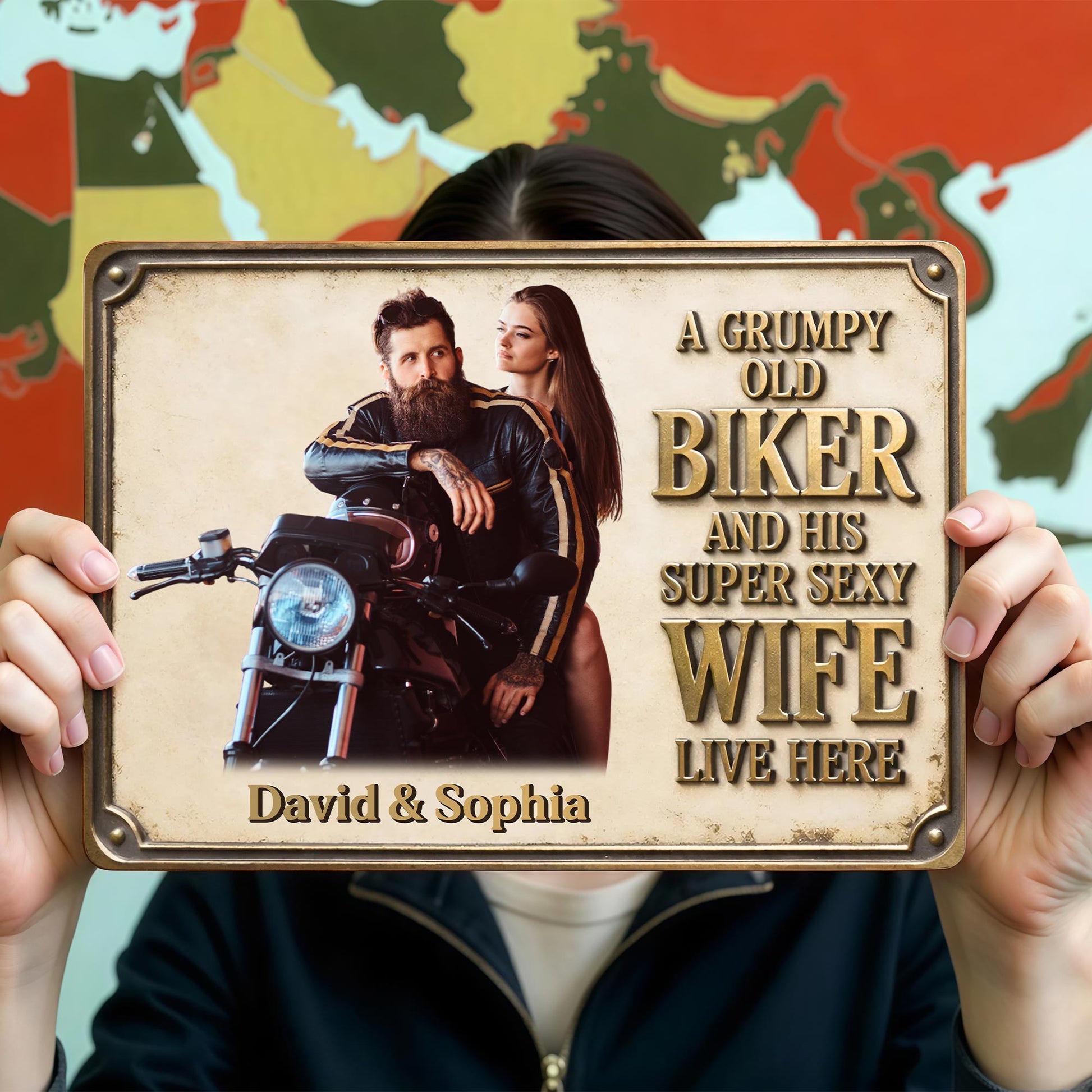 A Grumpy Old Biker And His Super Sexy Wife Live Here Motorcycle Couple