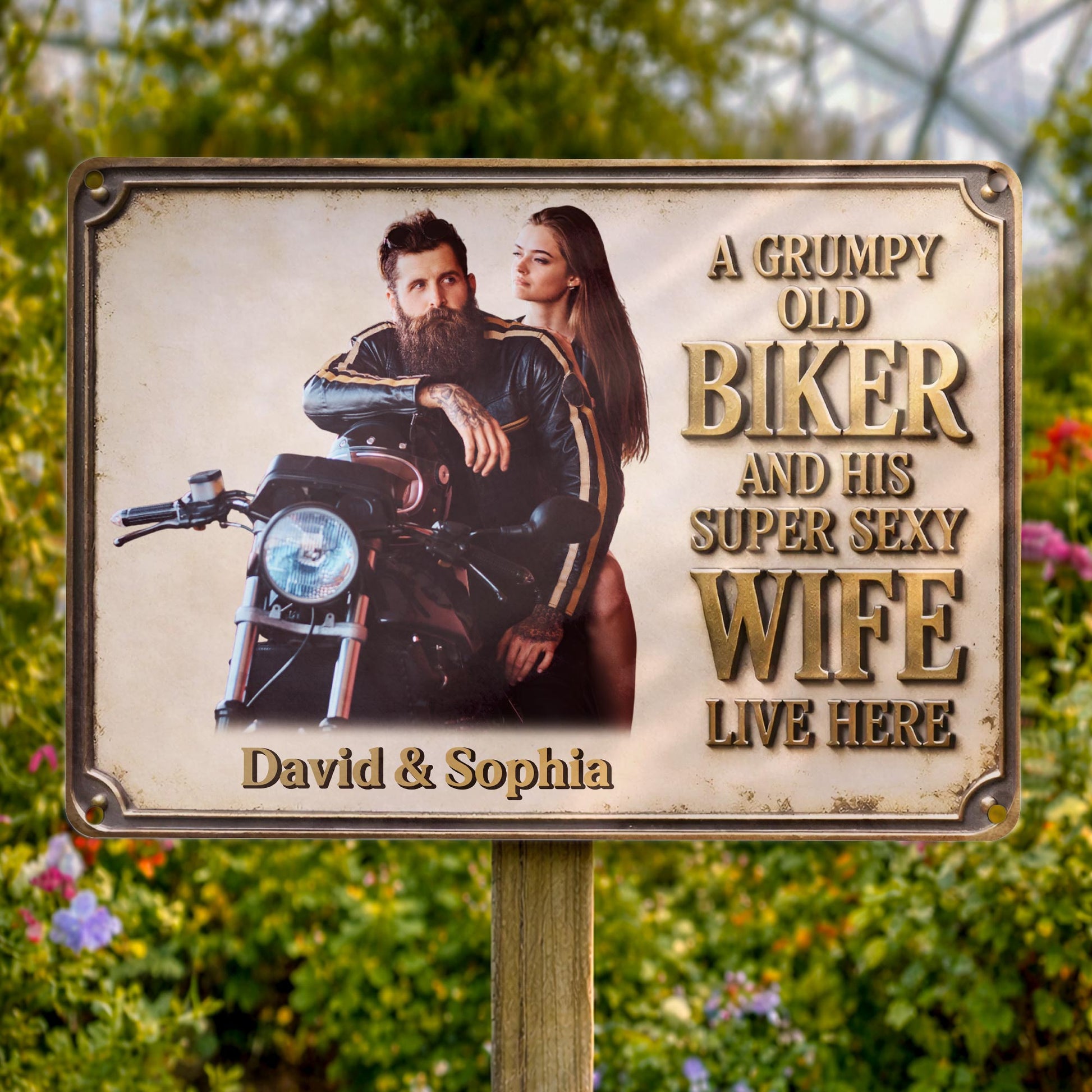 A Grumpy Old Biker And His Super Sexy Wife Live Here Motorcycle Couple