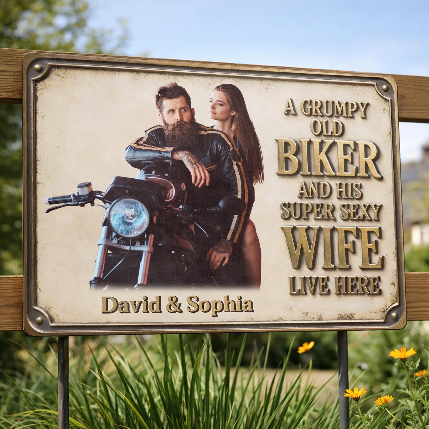 A Grumpy Old Biker And His Super Sexy Wife Live Here Motorcycle Couple