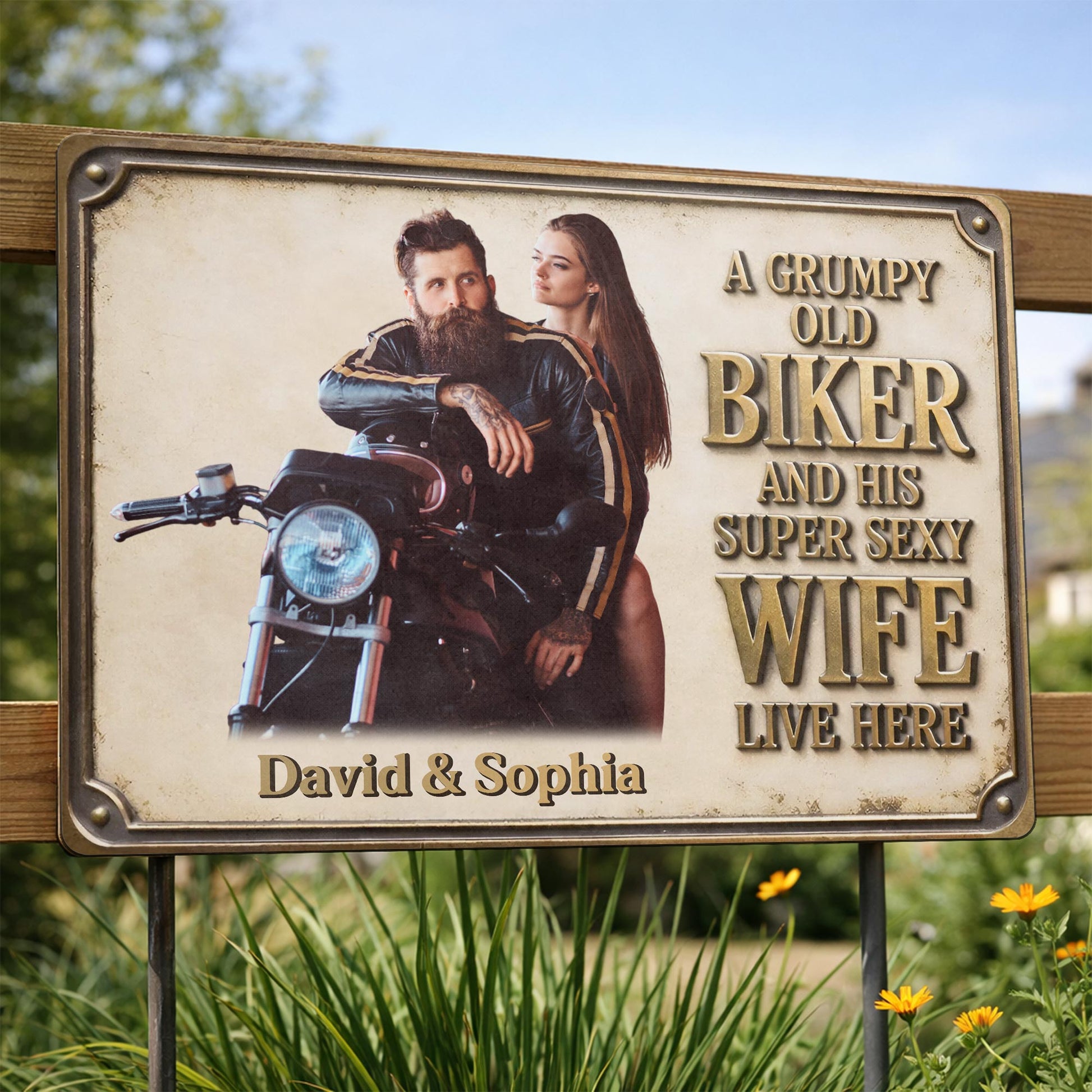 A Grumpy Old Biker And His Super Sexy Wife Live Here Motorcycle Couple