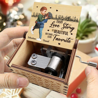 Every Love Story Is Beautiful But Ours Is My Favorite, City Skyline, Couple