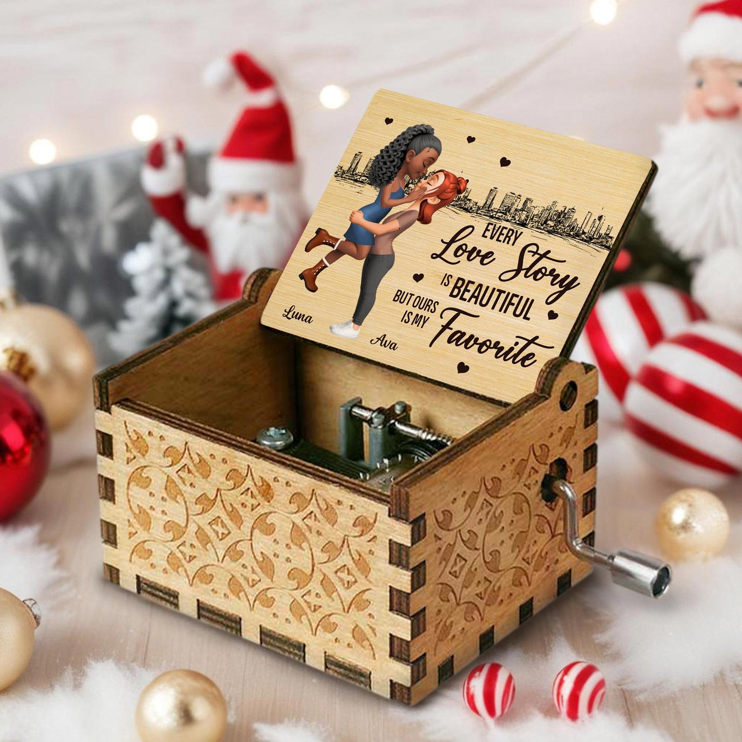 Every Love Story Is Beautiful But Ours Is My Favorite, City Skyline, Couple