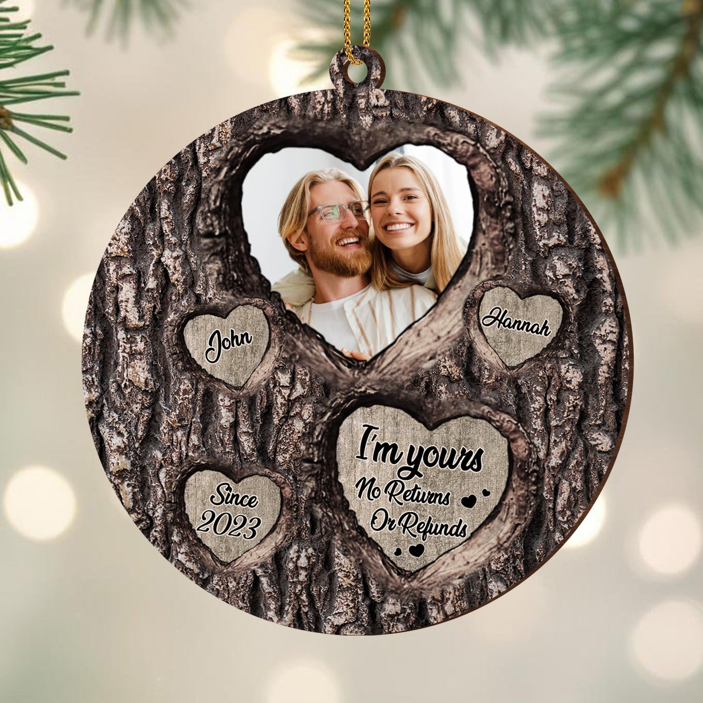 I'm Yours No Returns Or Refunds Heart Design